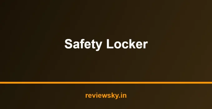 Best Safety Locker in India 2026 — Top 8 Picks Reviewed
