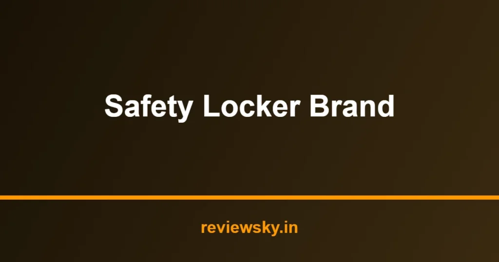 safety locker brand