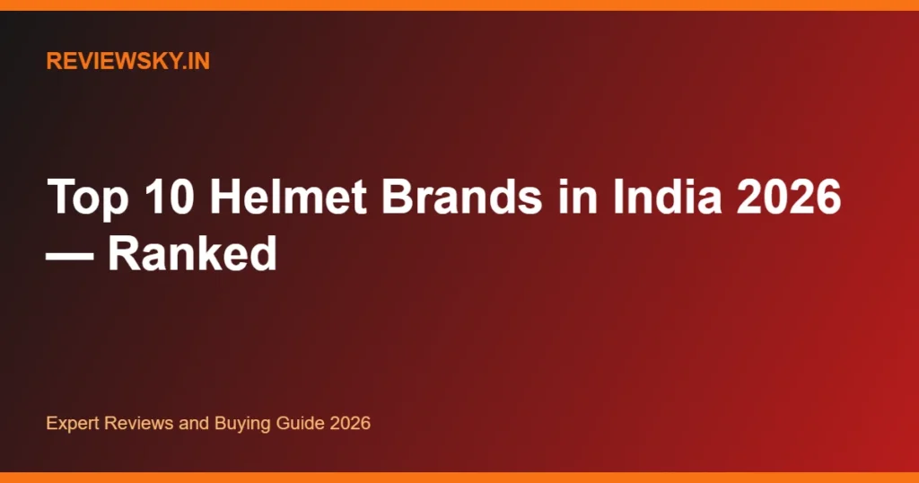 top 10 helmet brands in india