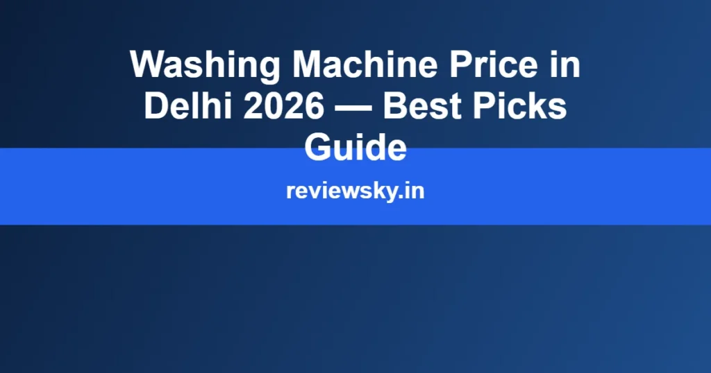 washing machine price in delhi
