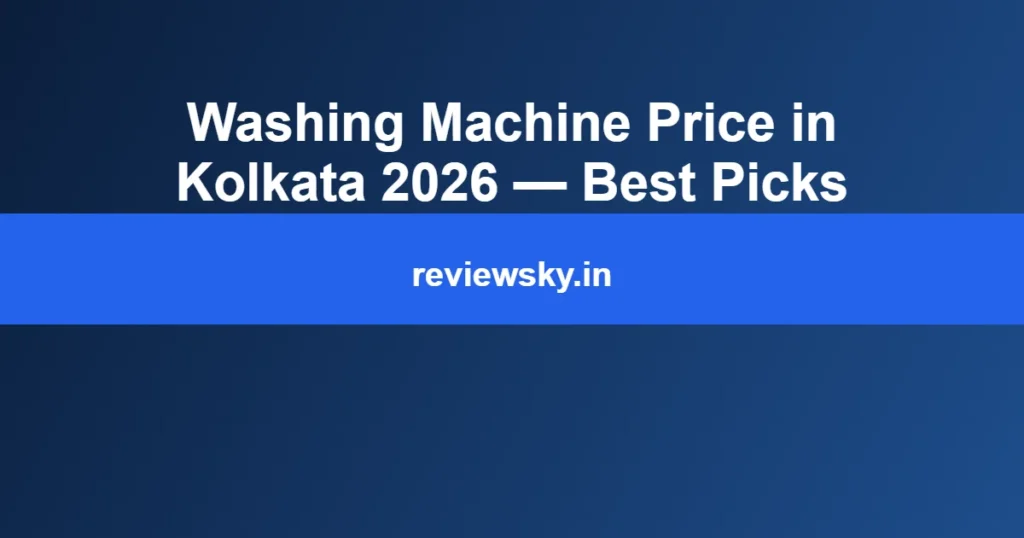 washing machine price in kolkata