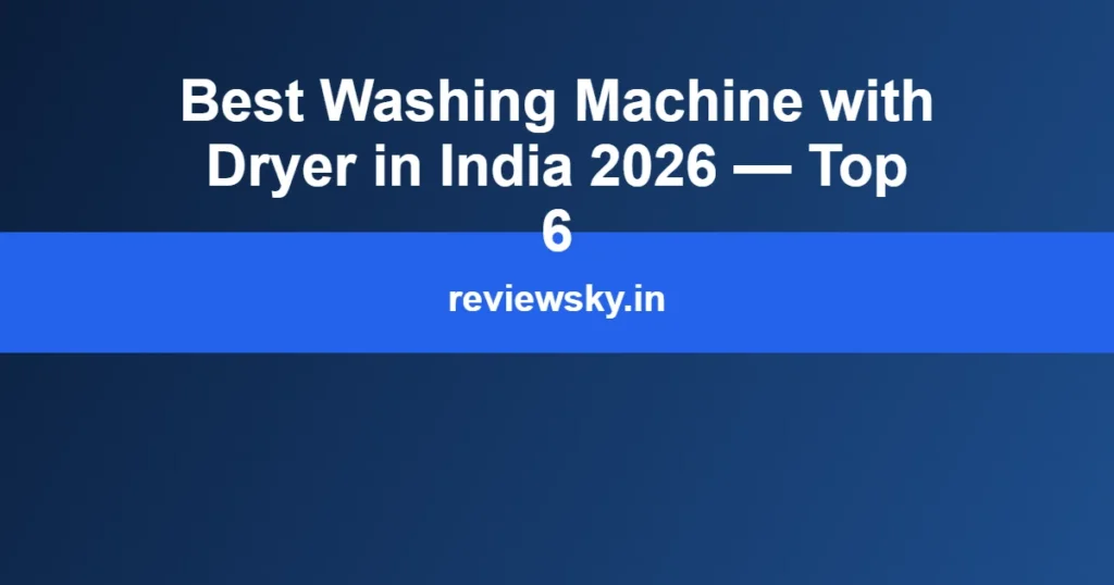 washing machine with dryer in india